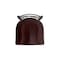 Holland Bar Stool Co 25" Swivel Counter Stool, Pewter Finish, Dark Cherry Maple Seat 82025PWDCMpl - alternate 4
